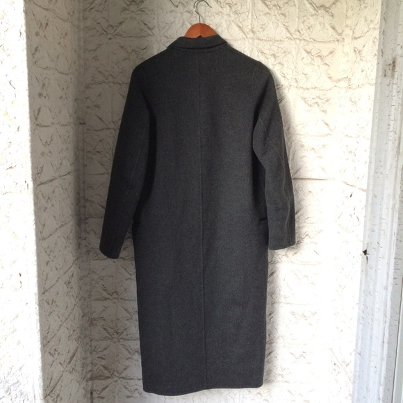 [SOLD] Acne Studios Charcoal Cashmere Wool Coat - Picture 5 of 8